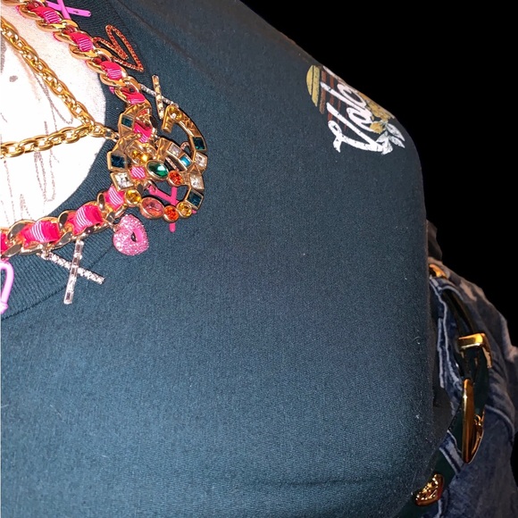 Volcom Emerald Green Forest Pine Sunset Bloom Floral Graphic Tee - Picture 8 of 16